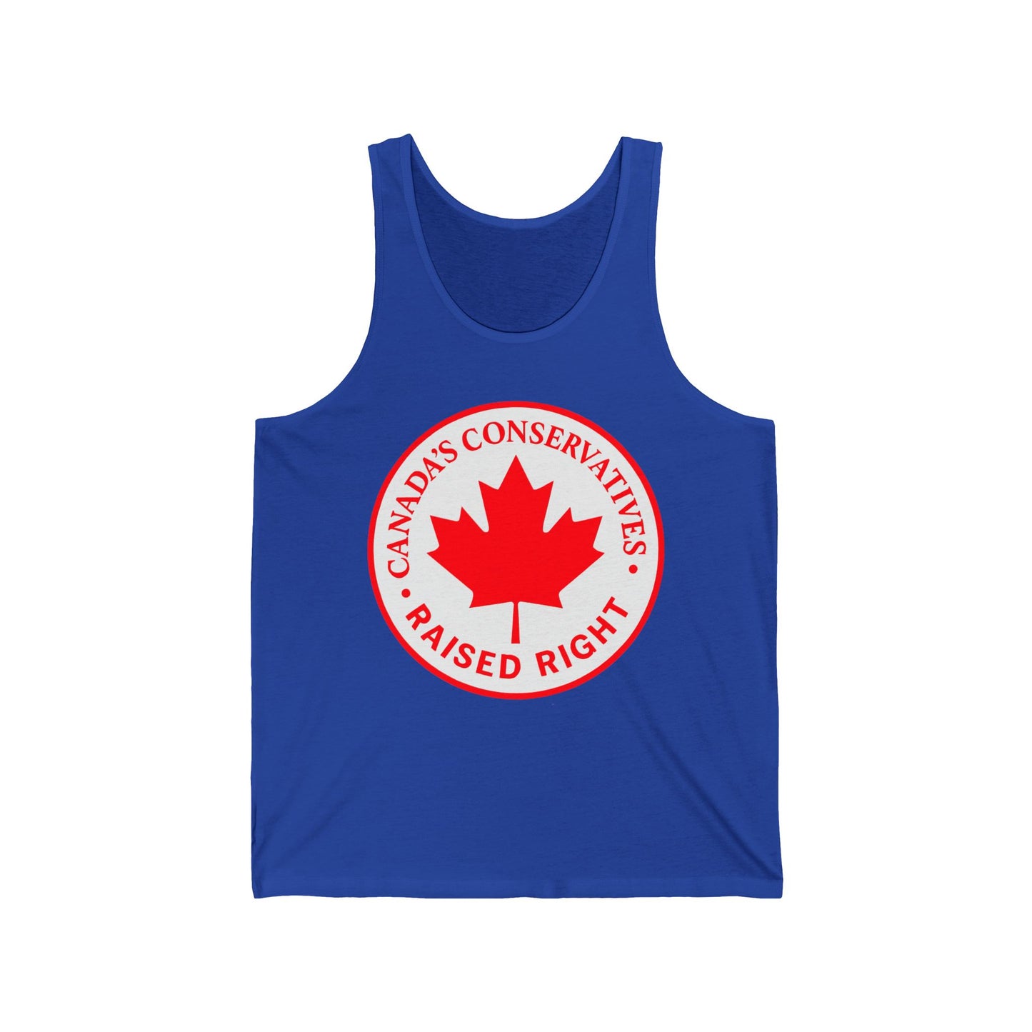 Can Con Raised Right Unisex Jersey Tank