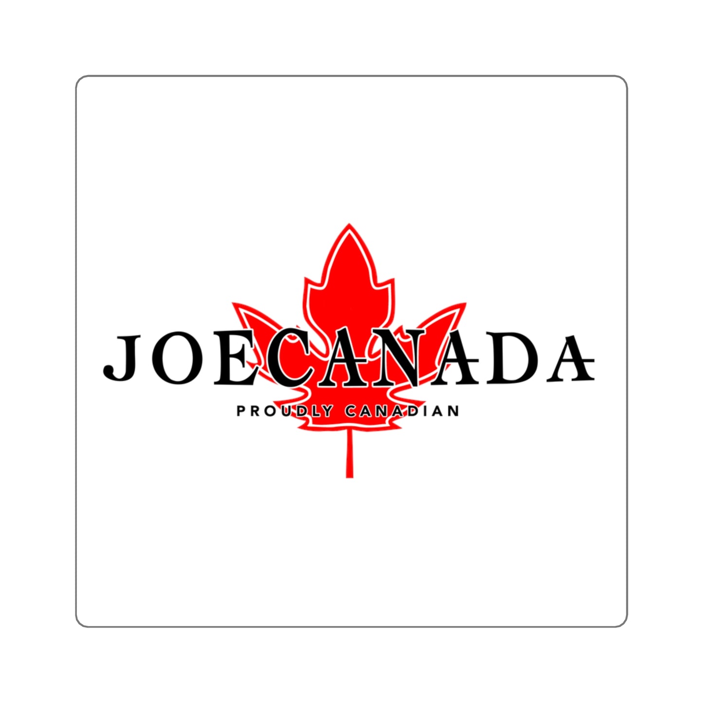 JoeCanada..Square Stickers