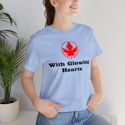 With Glowing ..Unisex Jersey Short Sleeve Tee