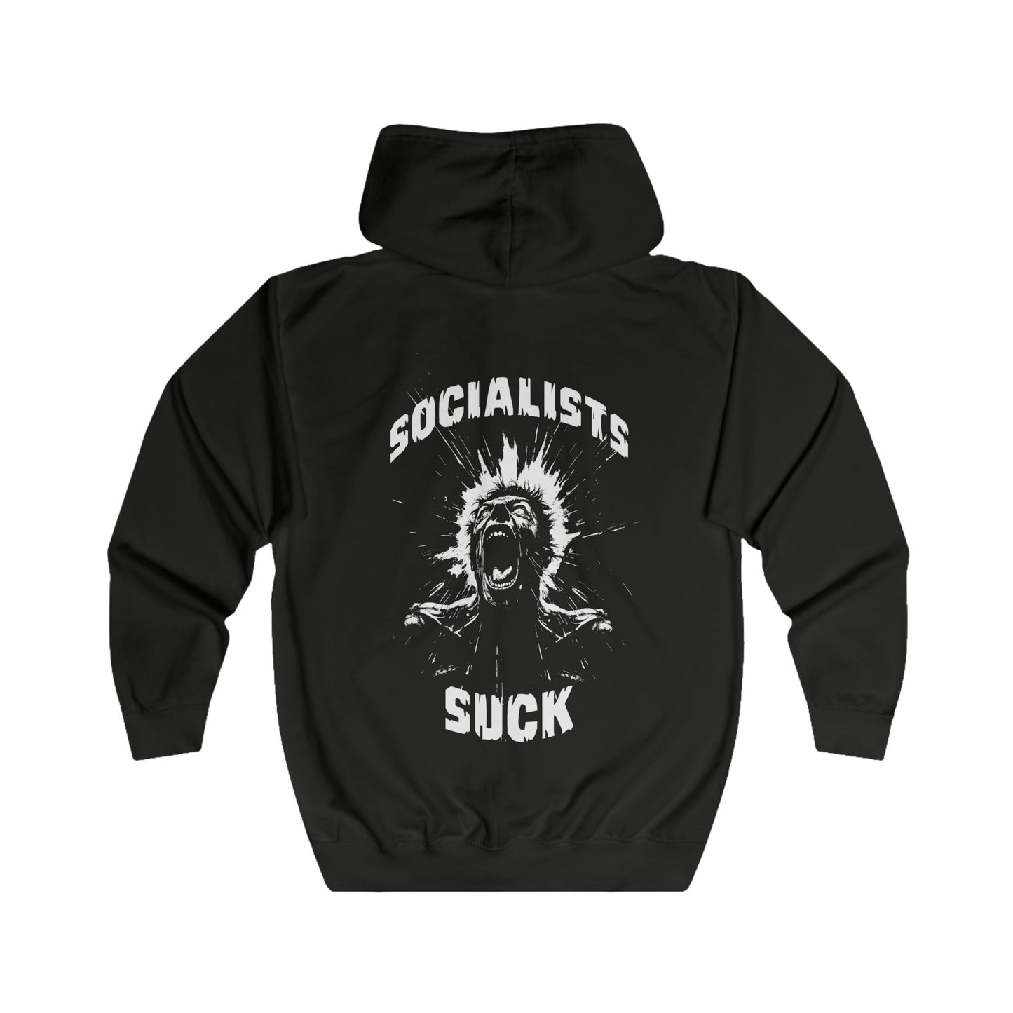 Socialists suck Unisex Full Zip Hoodie