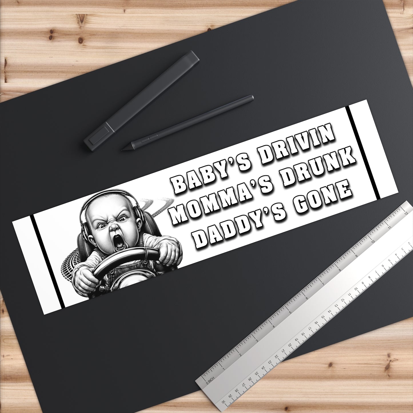 BABY'S DRIVIN'...Bumper Stickers