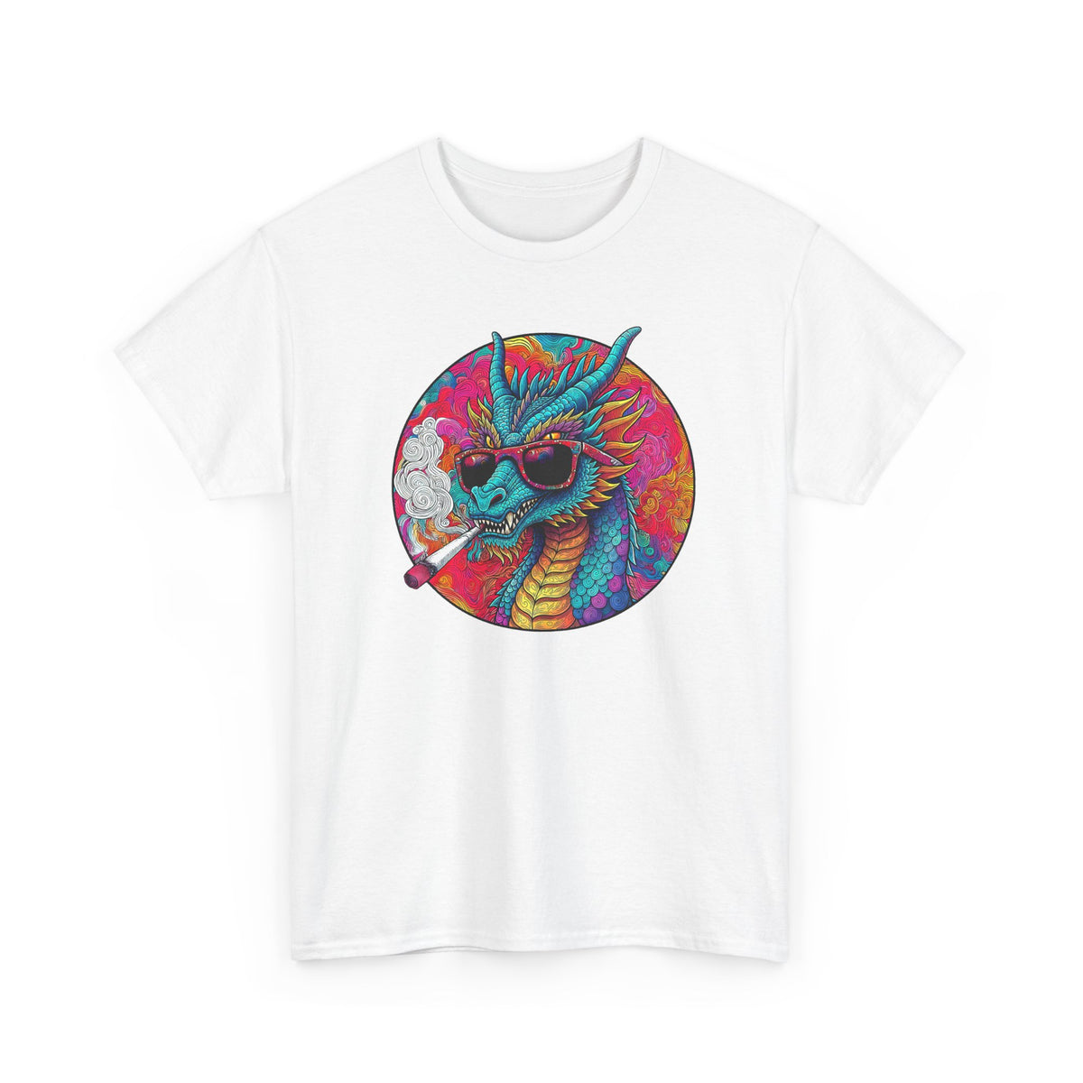 Dragon Puffer Unisex Heavy Cotton Tee