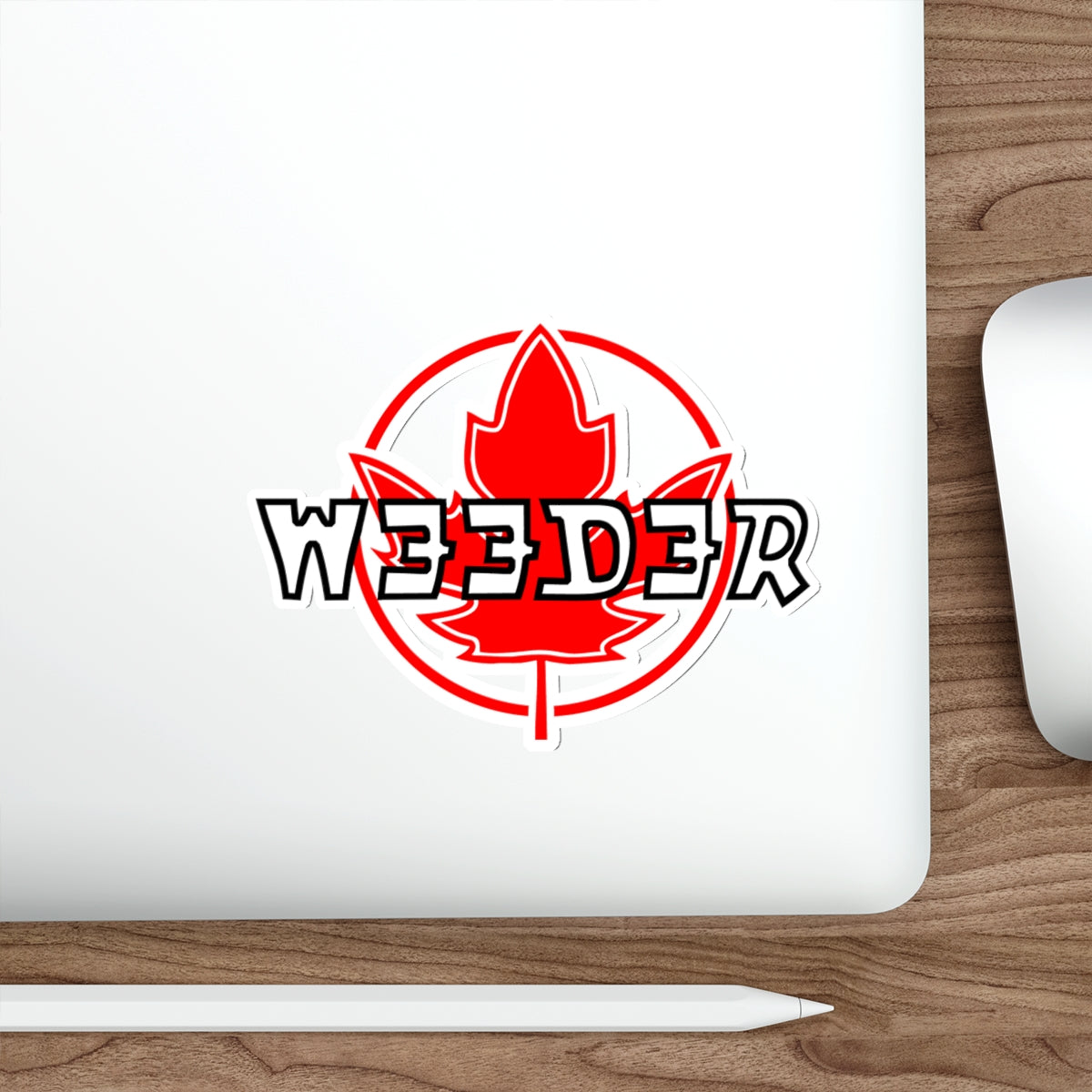 Weeder Flag Die-Cut Stickers