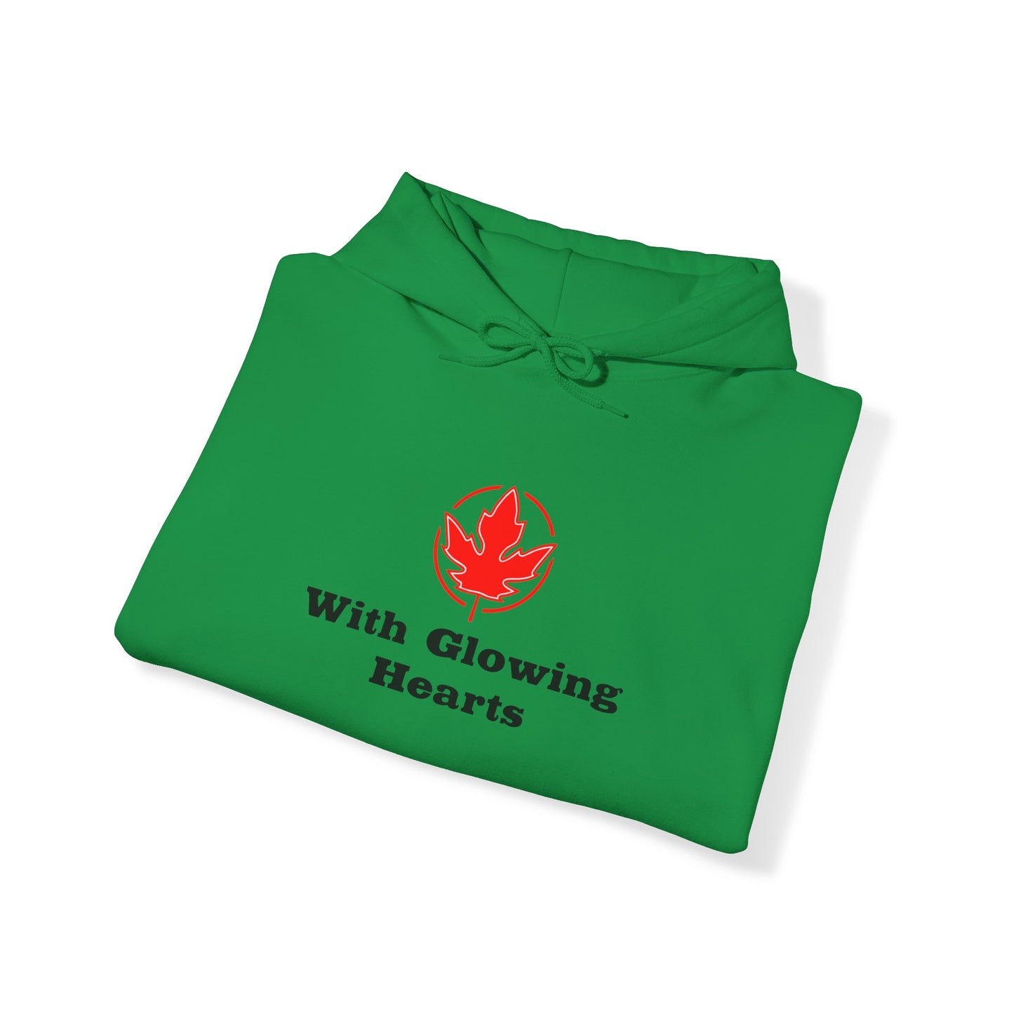 With Glowing Hearts.  Unisex Heavy Blend™ Hooded Sweatshirt