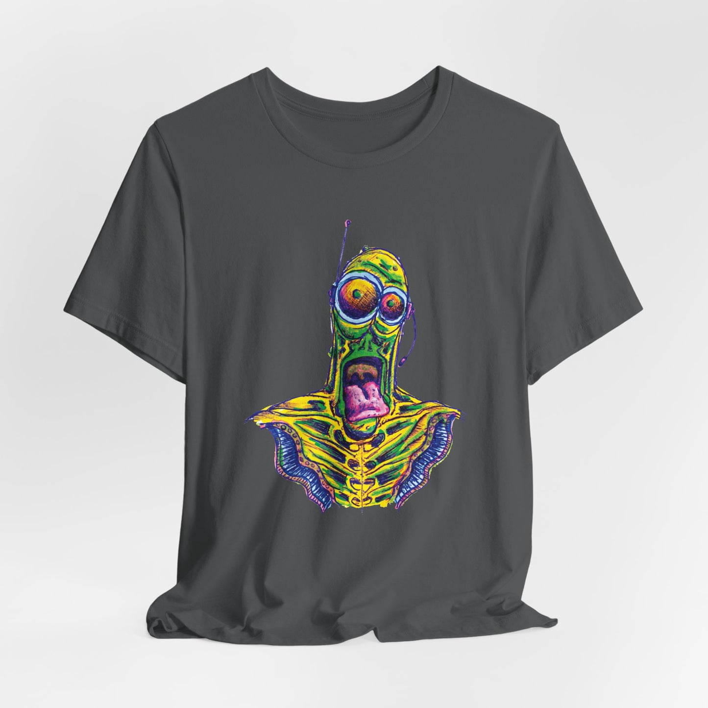 Happy Alien    Unisex Jersey Short Sleeve Tee