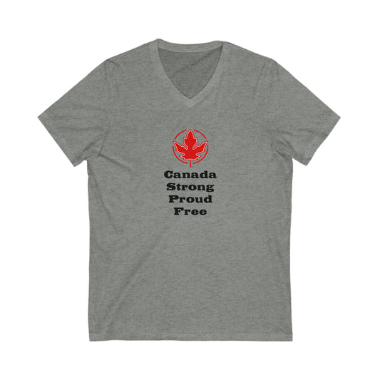 Strong Proud..Unisex Jersey Short Sleeve V-Neck