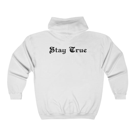 Stay True.  Unisex Heavy Blend™ Full Zip Hooded Sweatshirt