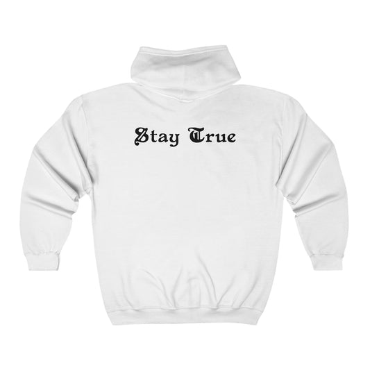 Stay True.  Unisex Heavy Blend™ Full Zip Hooded Sweatshirt