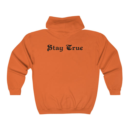 Stay True.  Unisex Heavy Blend™ Full Zip Hooded Sweatshirt