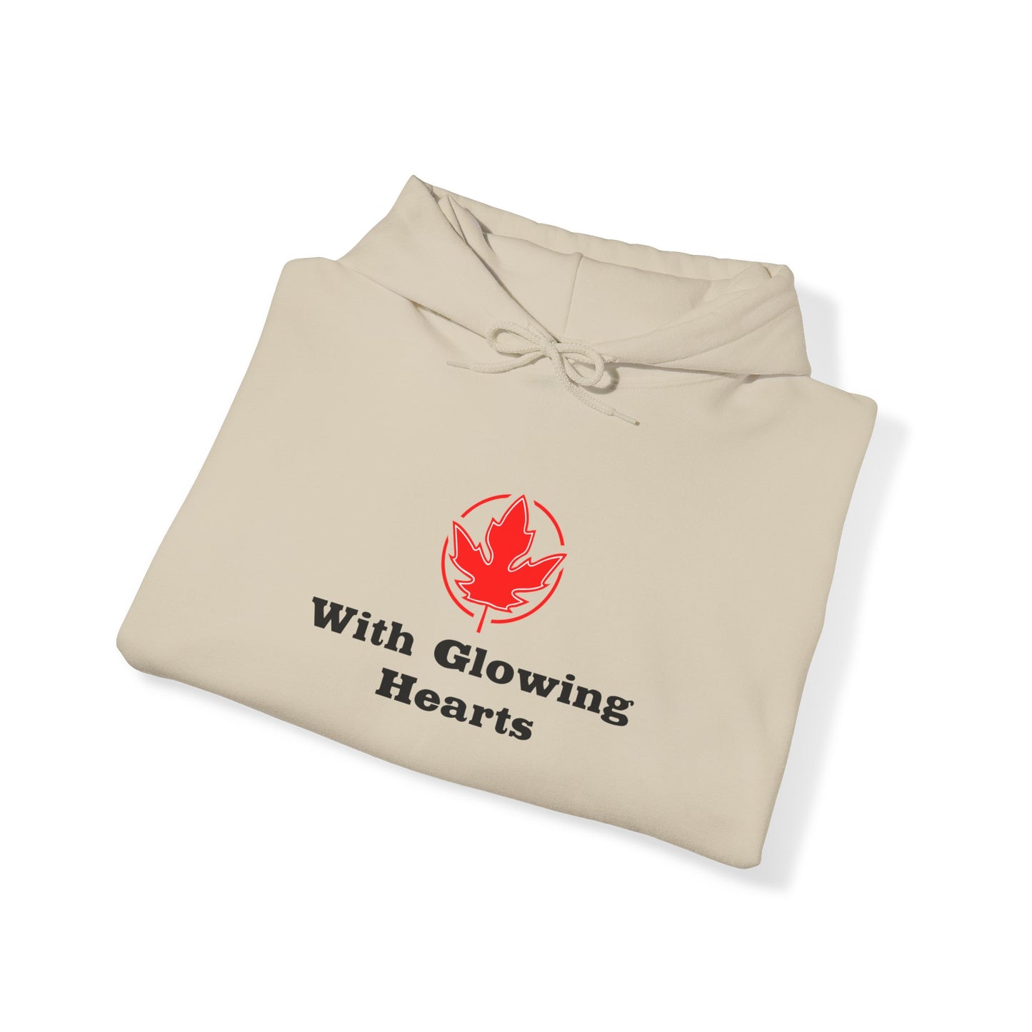 With Glowing Hearts.  Unisex Heavy Blend™ Hooded Sweatshirt