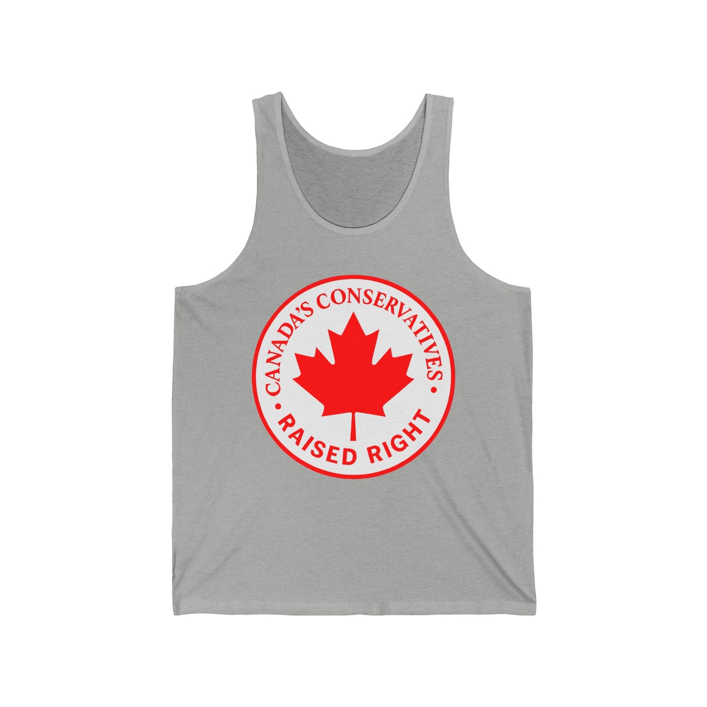 Can Con Raised Right Unisex Jersey Tank
