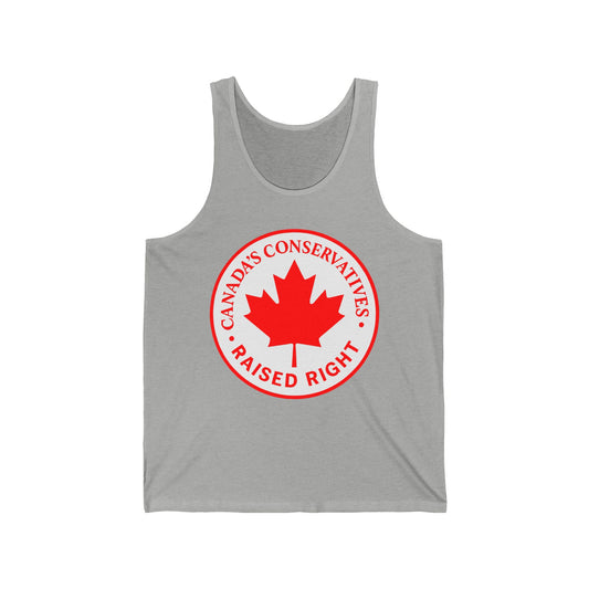Can Con Raised Right Unisex Jersey Tank
