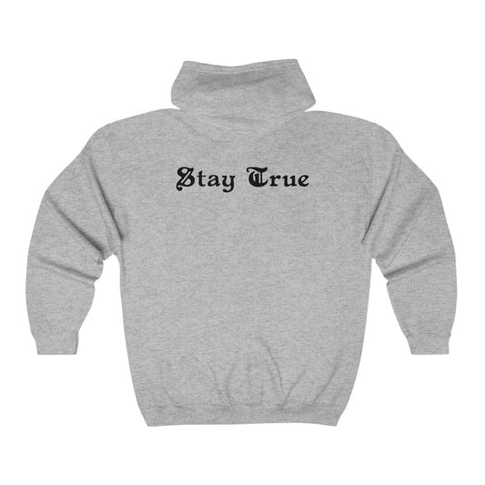 Stay True.  Unisex Heavy Blend™ Full Zip Hooded Sweatshirt