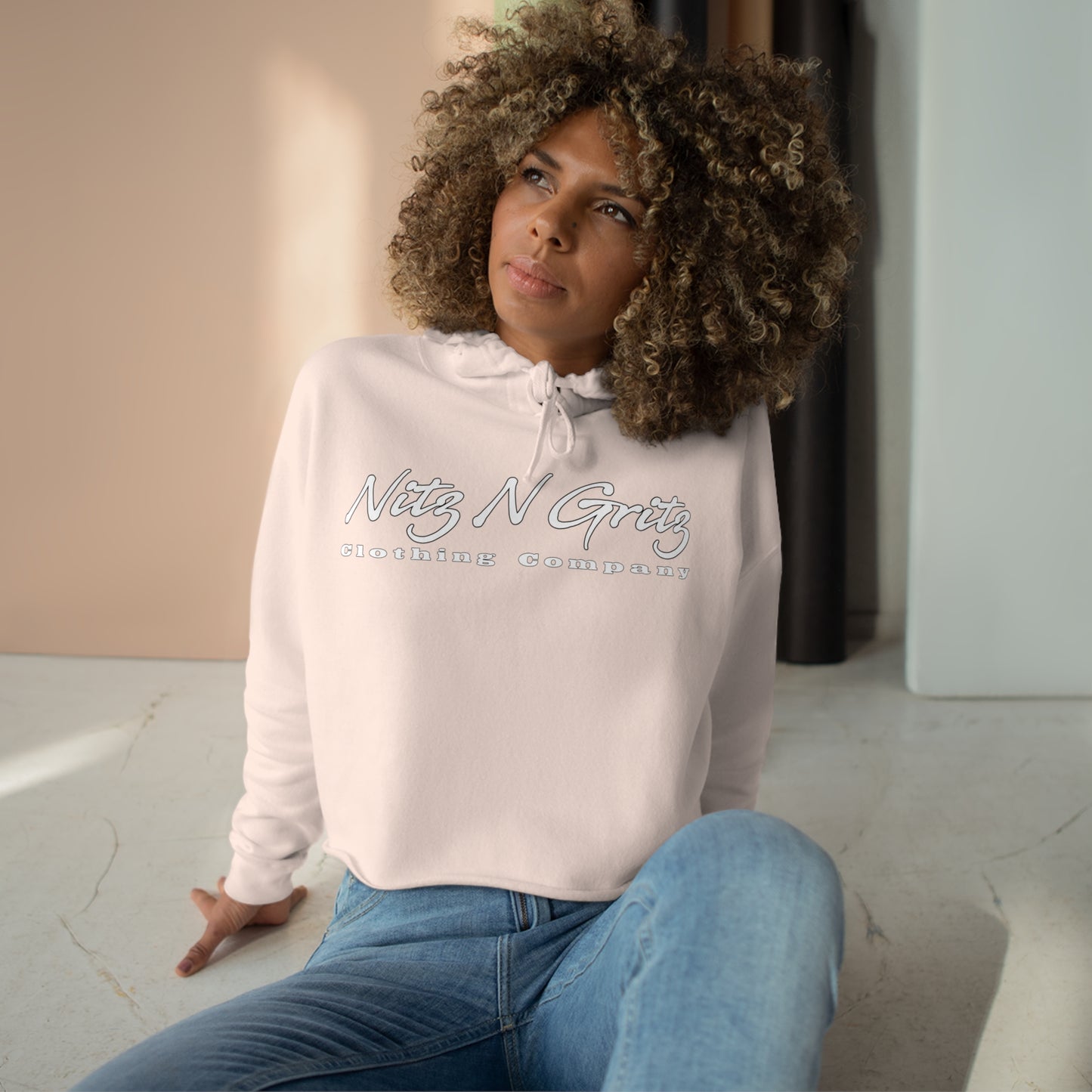 NitzNGritz Clothing Co..Crop Hoodie