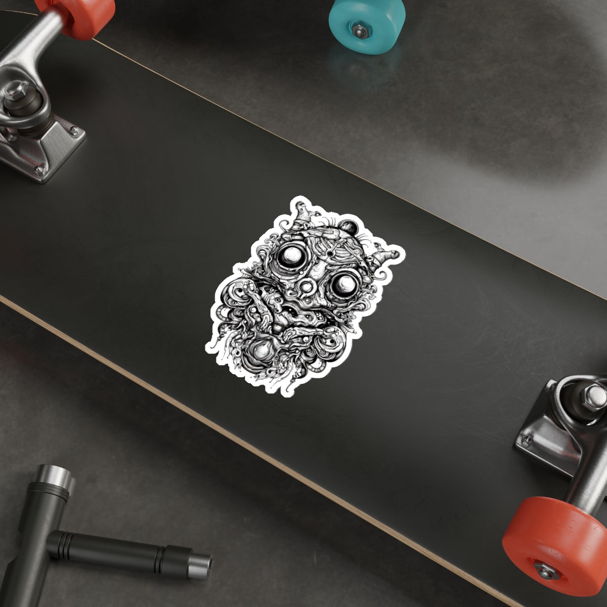 Tribal Mask Die-Cut Stickers