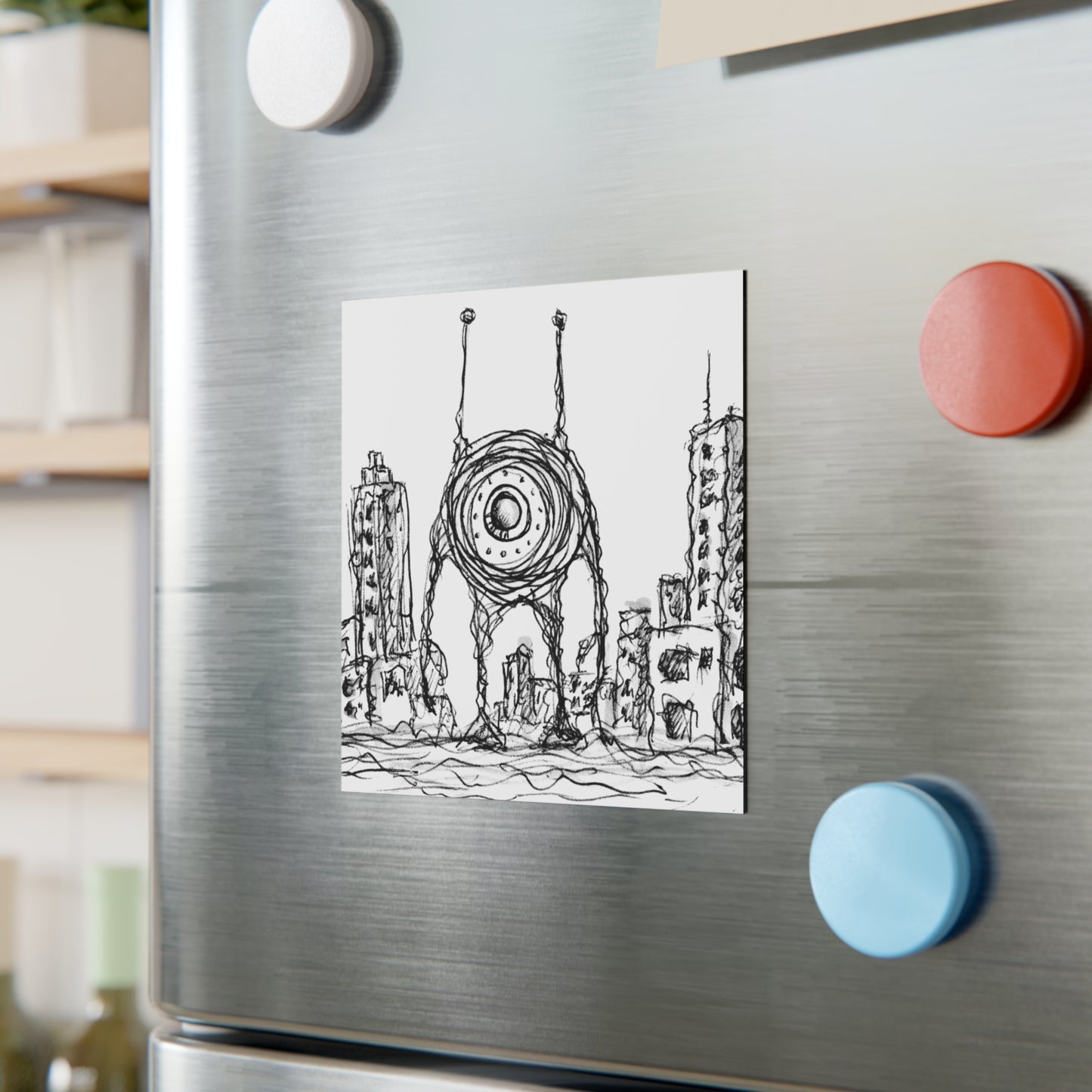 Eye Got It..Square Magnet