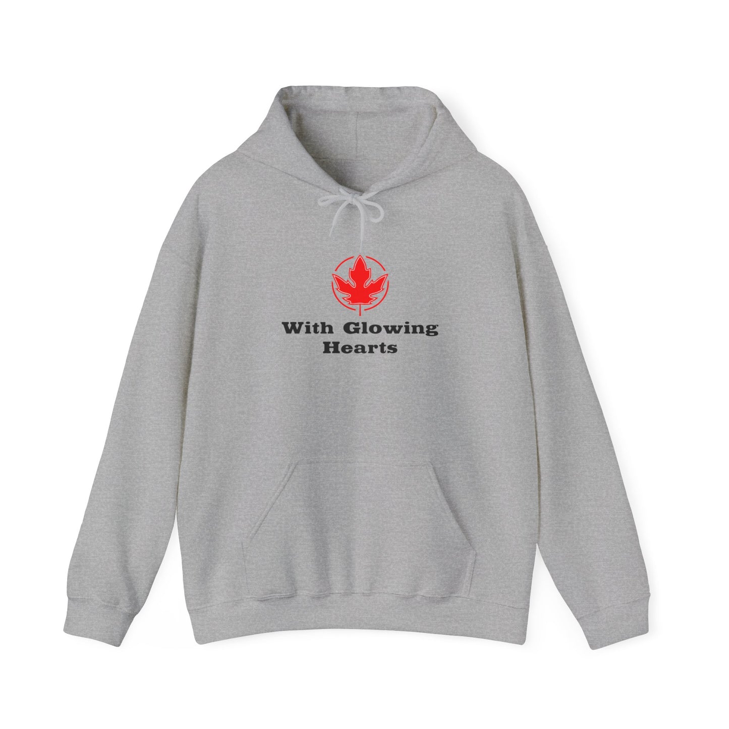 With Glowing Hearts.  Unisex Heavy Blend™ Hooded Sweatshirt