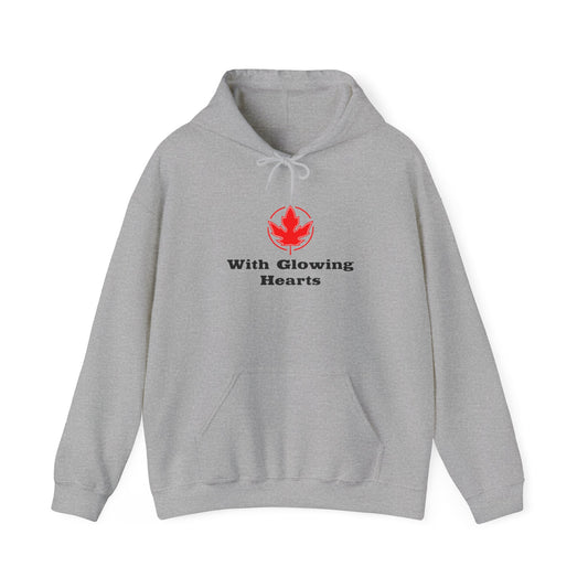 With Glowing Hearts.  Unisex Heavy Blend™ Hooded Sweatshirt