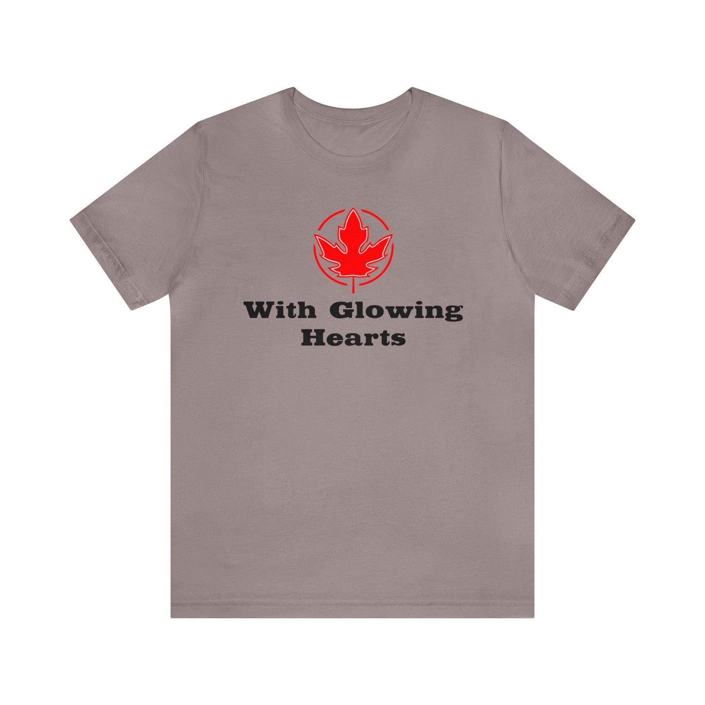 With Glowing ..Unisex Jersey Short Sleeve Tee