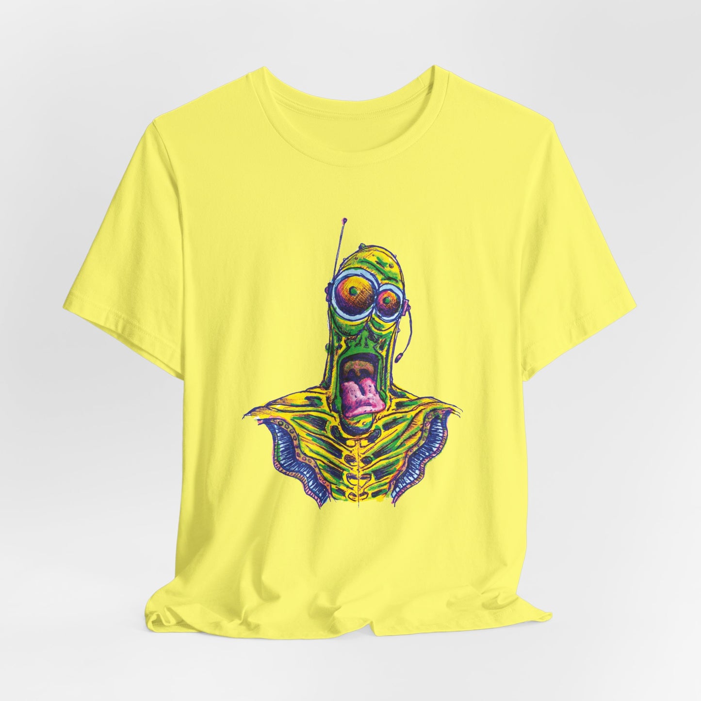 Happy Alien    Unisex Jersey Short Sleeve Tee
