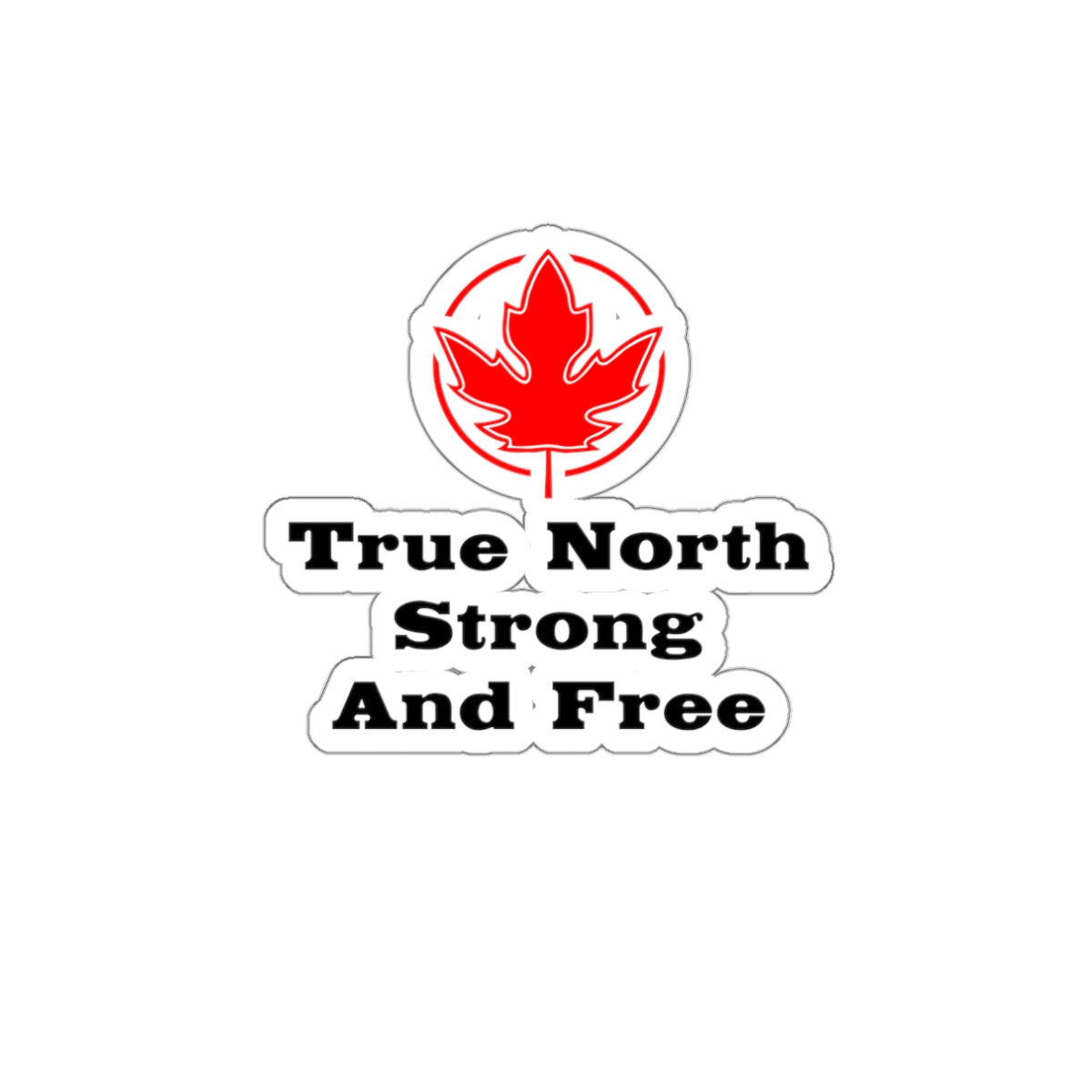 True North Die-Cut Stickers