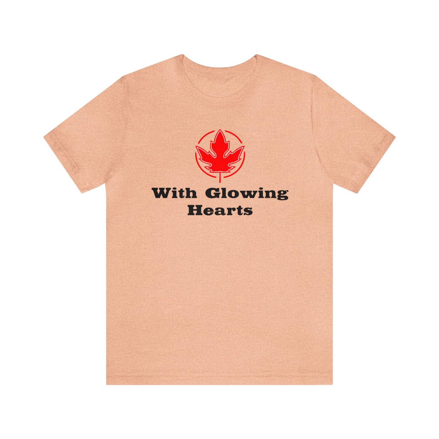 With Glowing ..Unisex Jersey Short Sleeve Tee