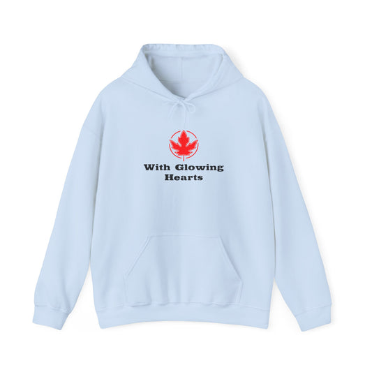 With Glowing Hearts.  Unisex Heavy Blend™ Hooded Sweatshirt
