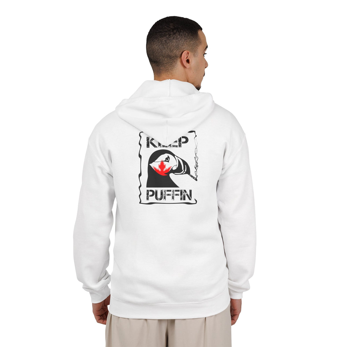 Keep Puffin leaf Unisex Heavy Blend™ Full Zip Hooded Sweatshirt