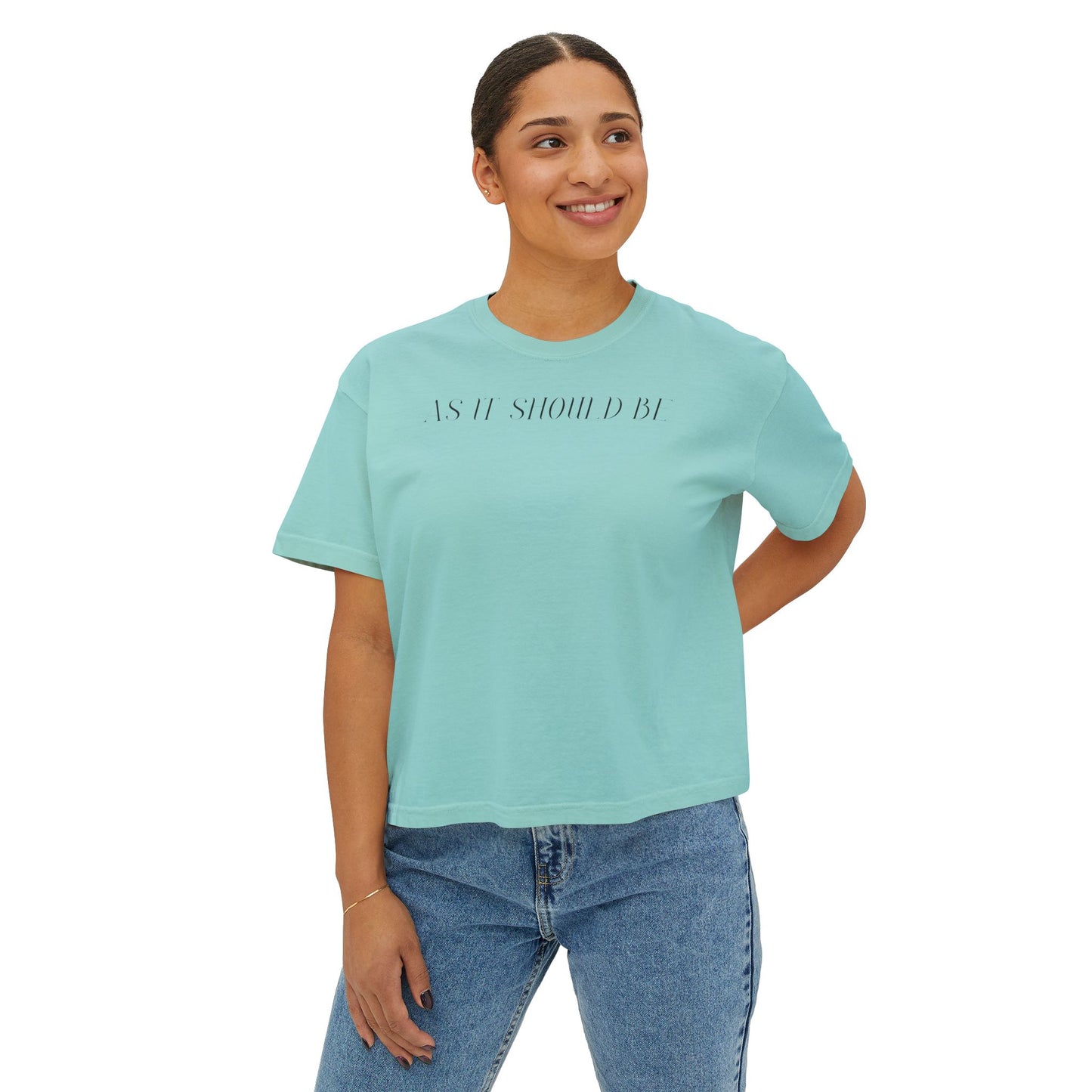 As It Should Be Women's Boxy Tee