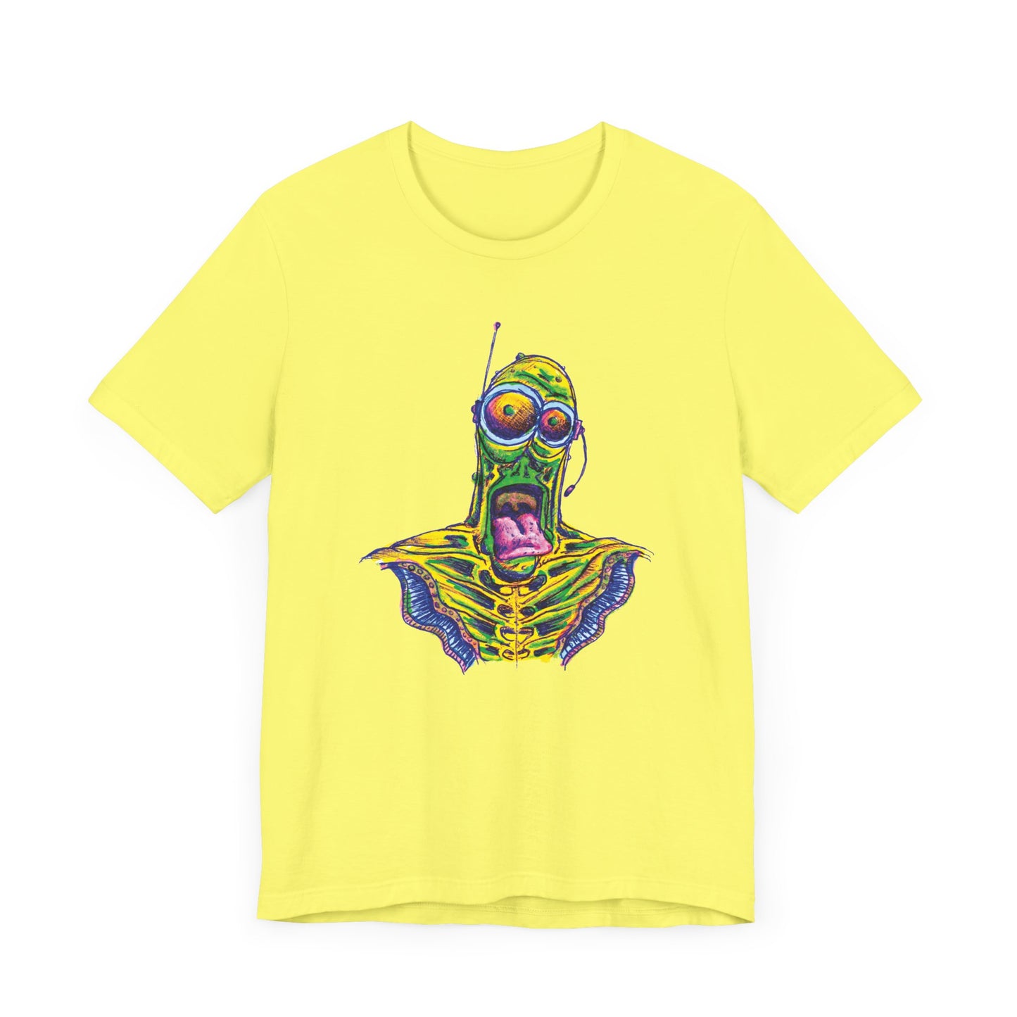 Happy Alien    Unisex Jersey Short Sleeve Tee