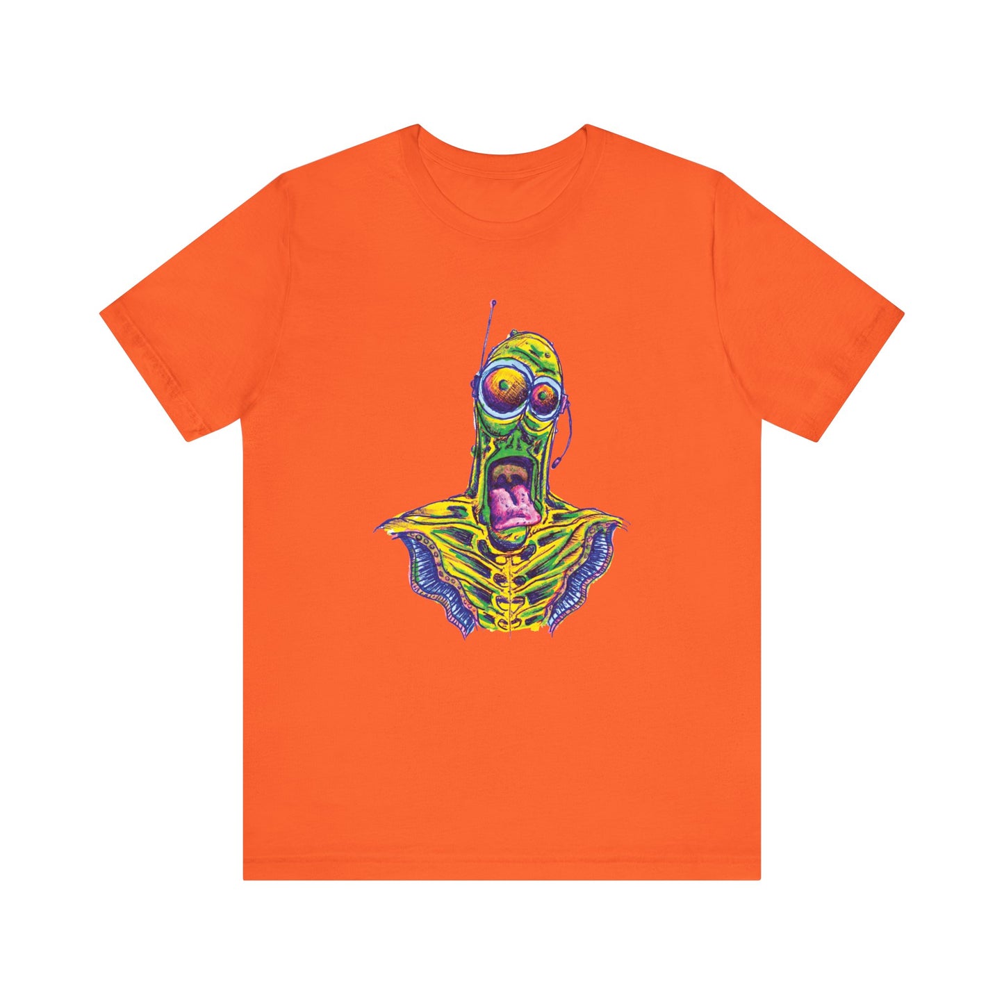 Happy Alien    Unisex Jersey Short Sleeve Tee