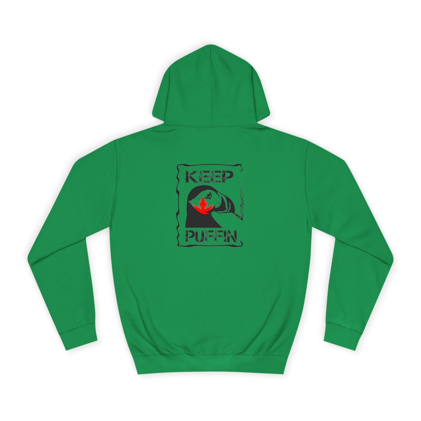 Keep Puffin Leaf Unisex College Hoodie
