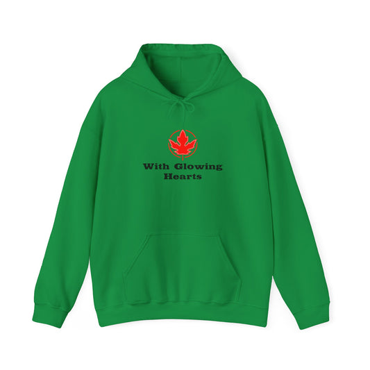 With Glowing Hearts.  Unisex Heavy Blend™ Hooded Sweatshirt