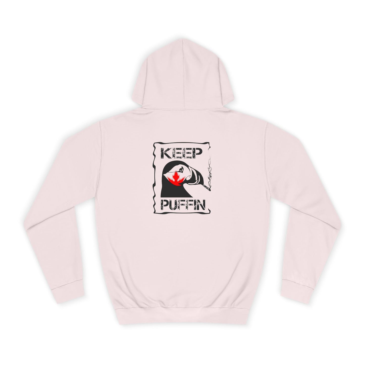 Keep Puffin Leaf Unisex College Hoodie