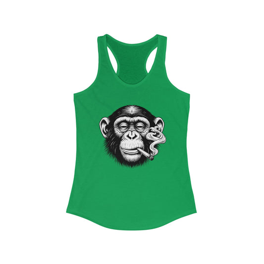 Mah Monkey-Man Women's Ideal Racerback Tank