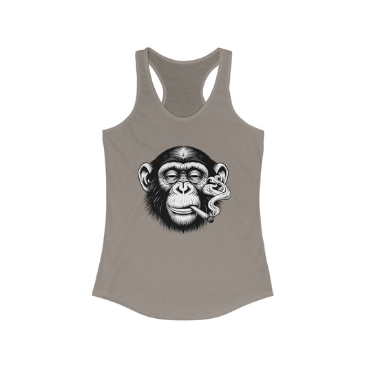 Mah Monkey-Man Women's Ideal Racerback Tank