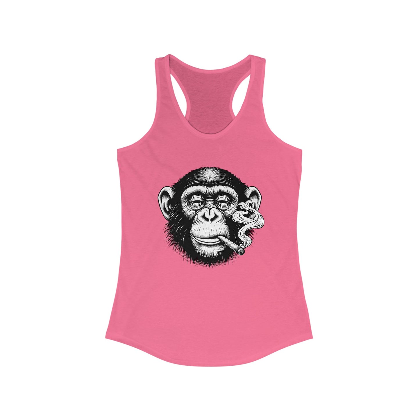 Mah Monkey-Man Women's Ideal Racerback Tank