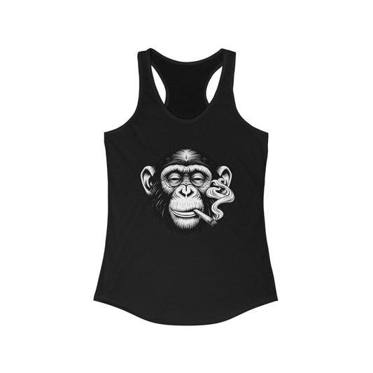 Mah Monkey-Man Women's Ideal Racerback Tank