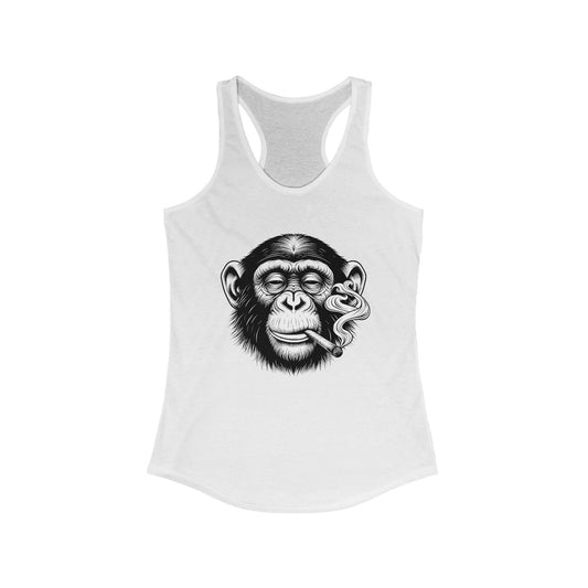 Mah Monkey-Man Women's Ideal Racerback Tank