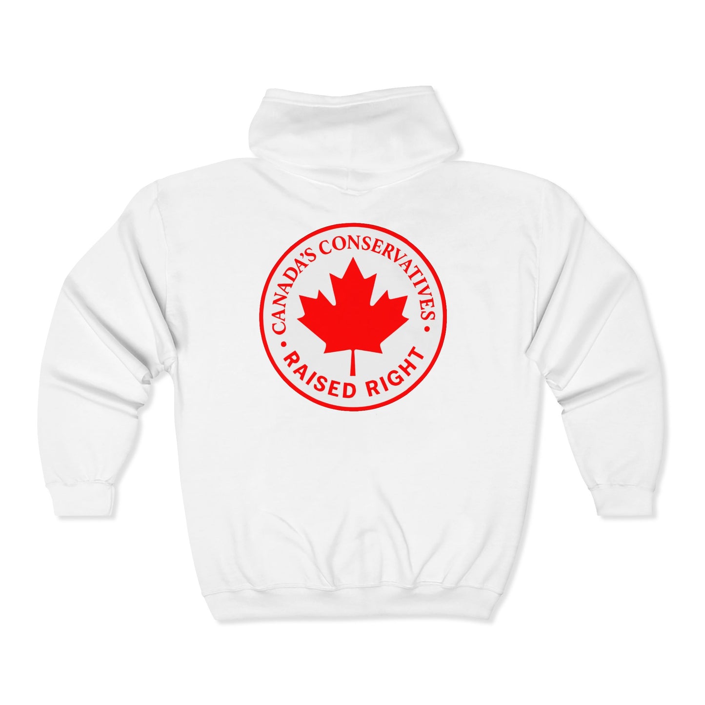 Can Con Raised Right Unisex Heavy Blend™ Full Zip Hooded Sweatshirt
