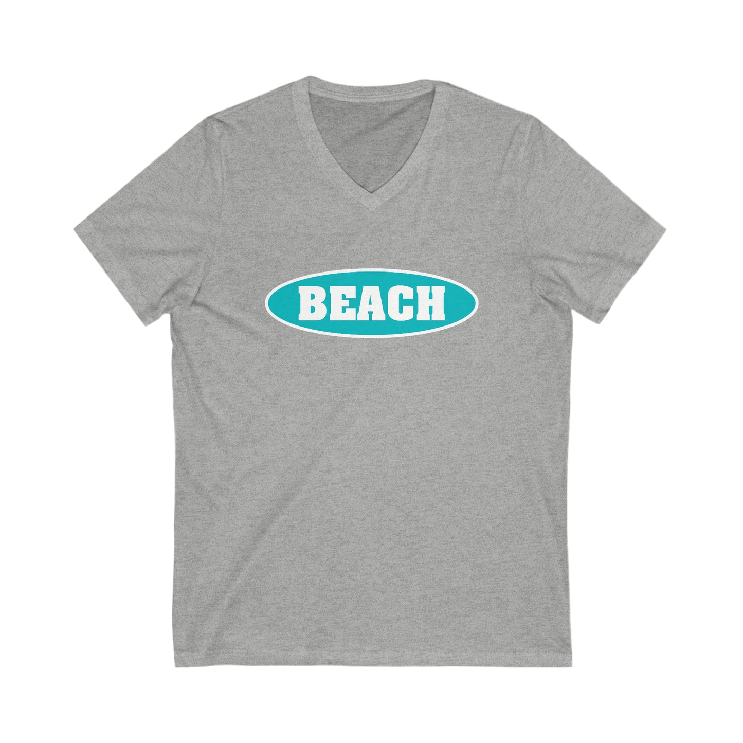 Beach...Unisex Jersey Short Sleeve V-Neck