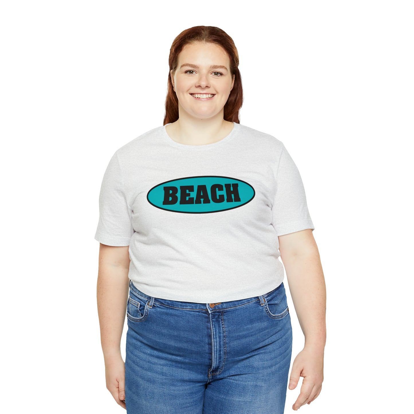 BEACH..Unisex Jersey Short Sleeve Tee