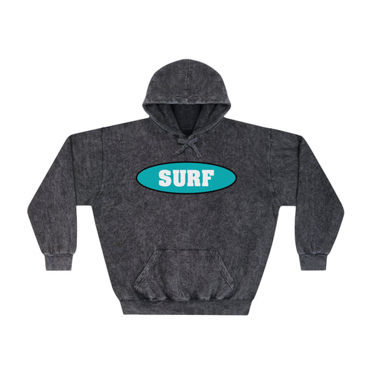 SURF..Unisex Mineral Wash Hoodie