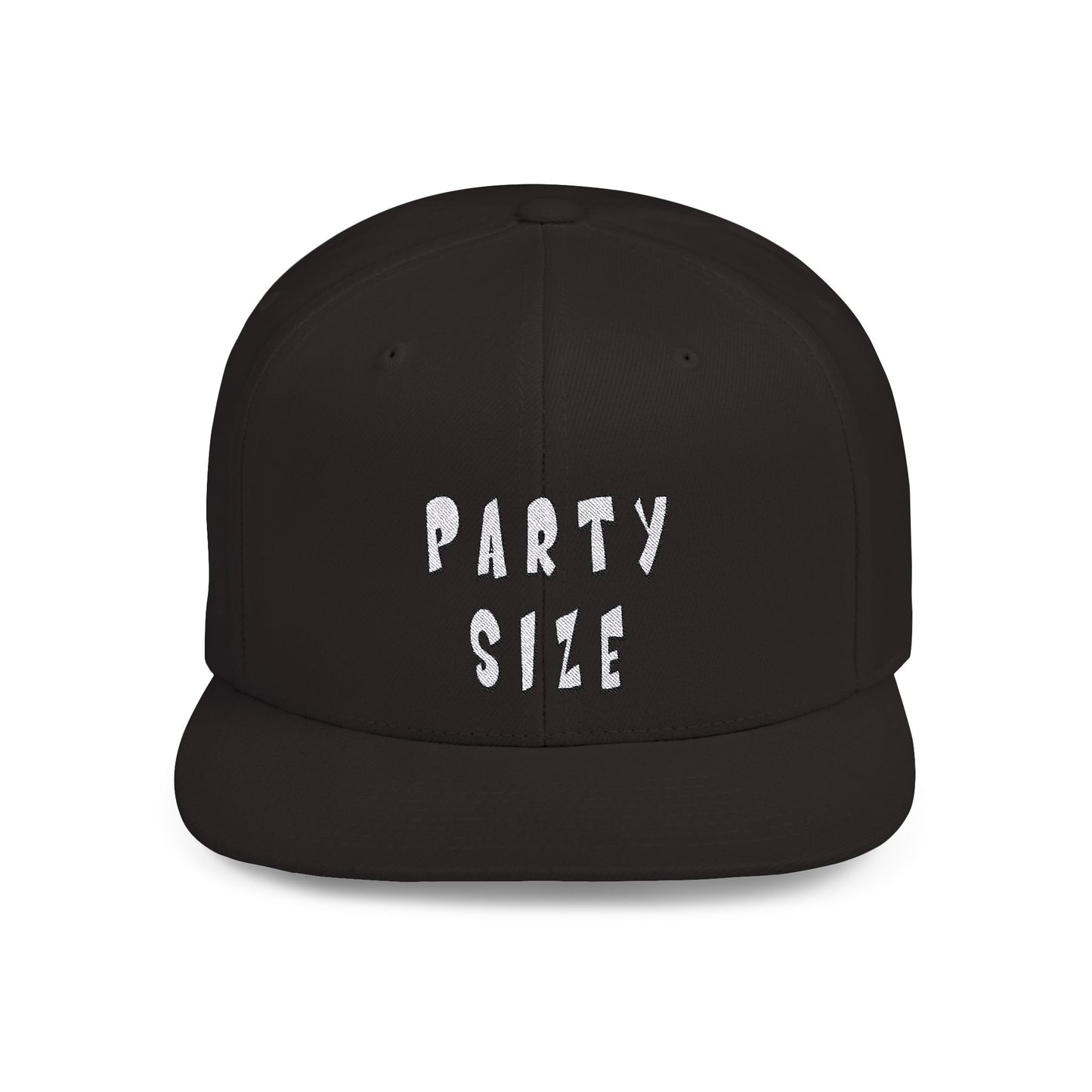 Party Size Flat Bill Snapback