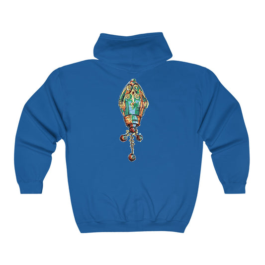Rocket of Hope.  Unisex Heavy Blend™ Full Zip Hooded Sweatshirt