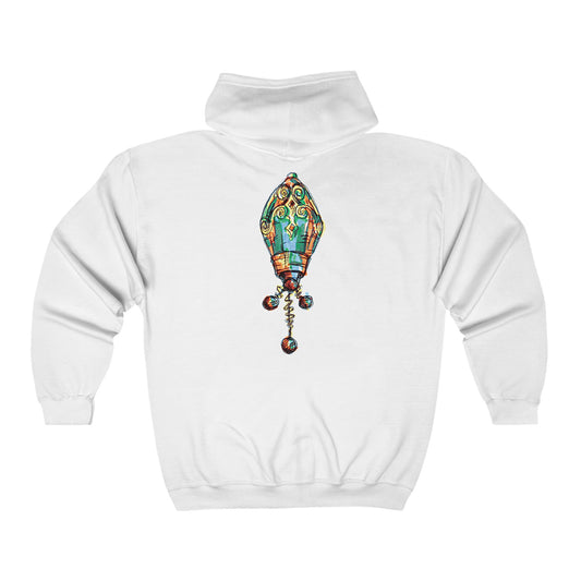 Rocket of Hope.  Unisex Heavy Blend™ Full Zip Hooded Sweatshirt
