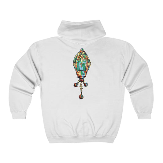 Rocket of Hope.  Unisex Heavy Blend™ Full Zip Hooded Sweatshirt