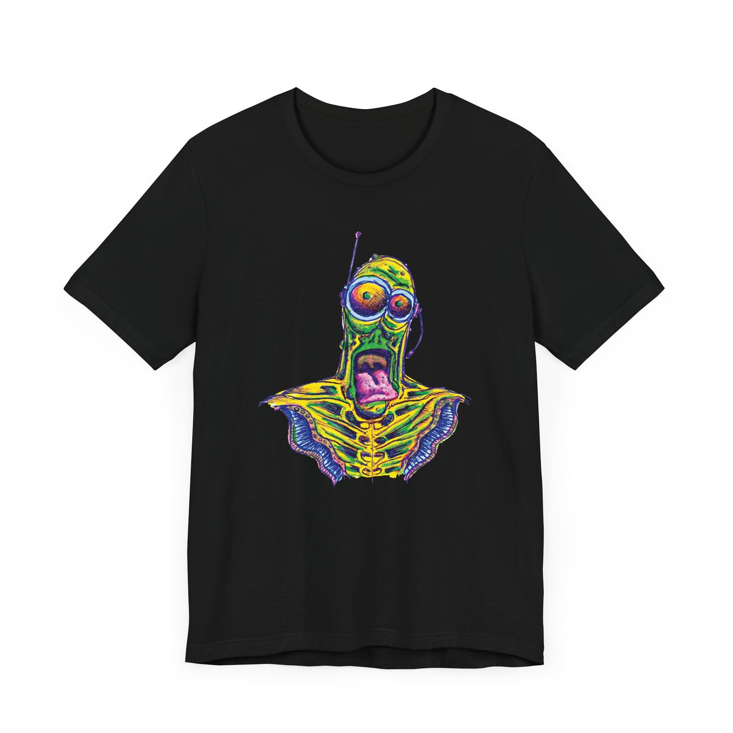 Happy Alien    Unisex Jersey Short Sleeve Tee