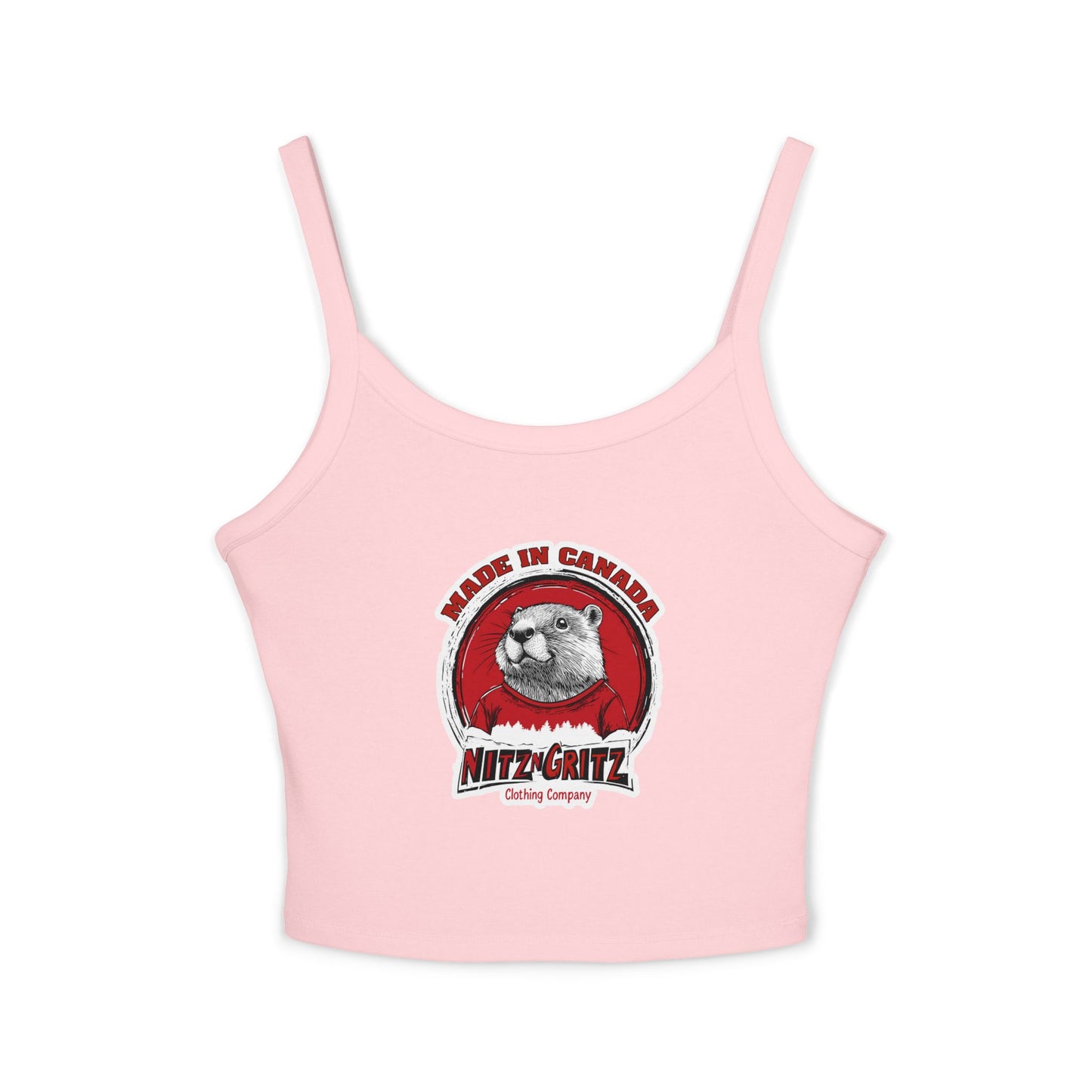 NitznGritz Made in Canada Women's Spaghetti Strap Tank Top