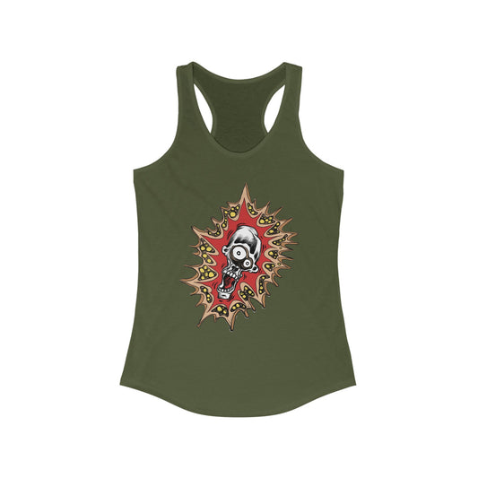 Skullploding Women's Ideal Racerback Tank